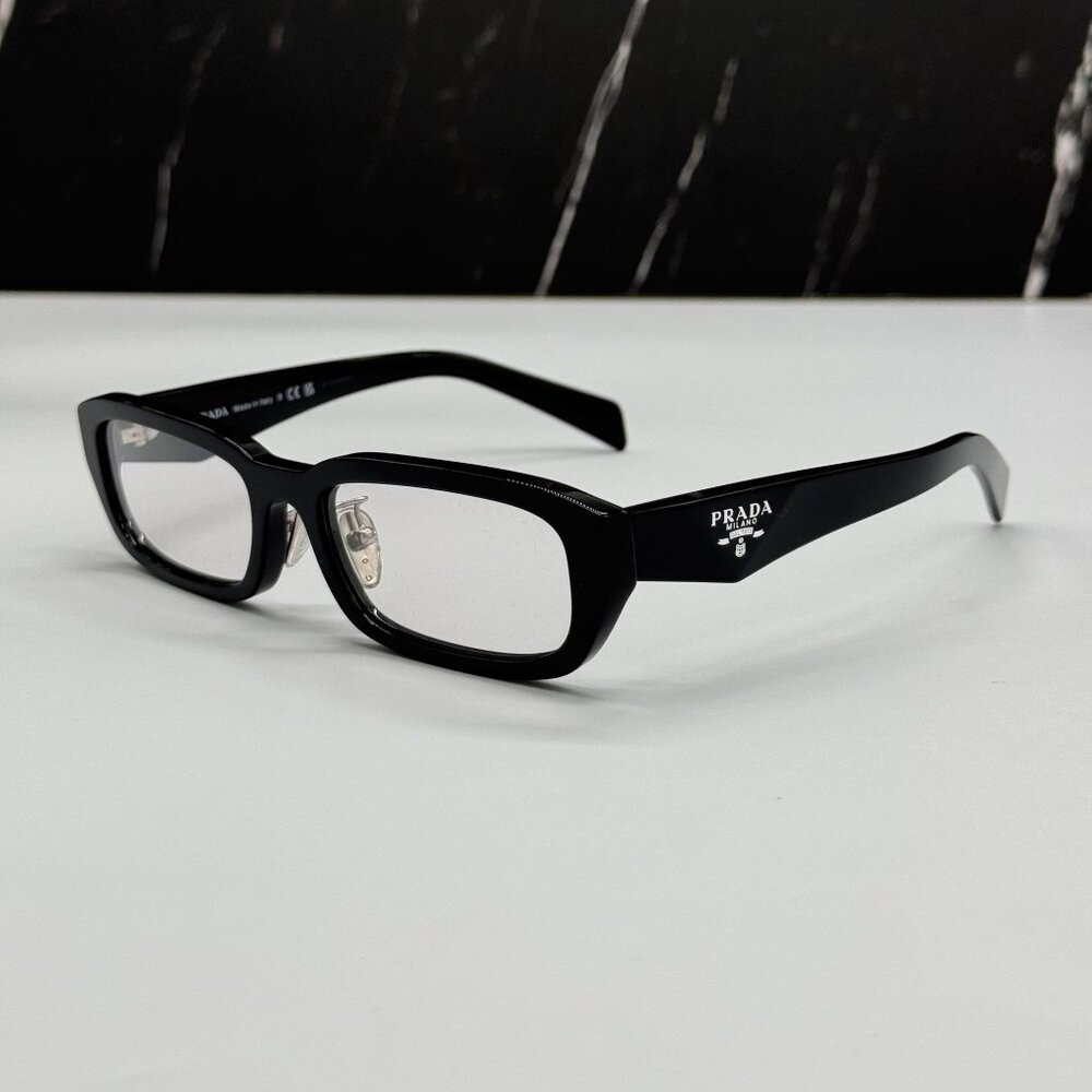 NEW PRADA PRB06SF 16K08N BLACK UNISEX EYEGLASSES PRADA PR B06SF 16K08N - Picture 5 of 10